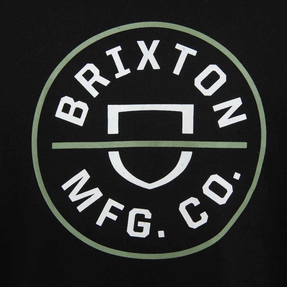 Poleron Brixton Men Hoodie Logo Black White Green