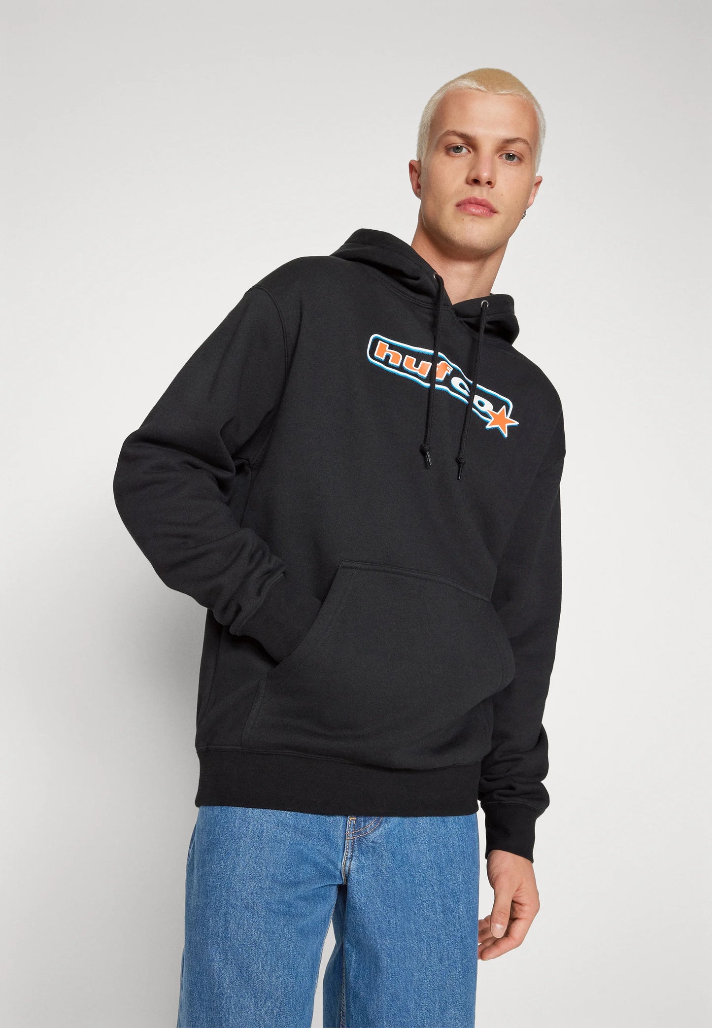 POLERON HUF FRESHIES PULLOVER BLACK