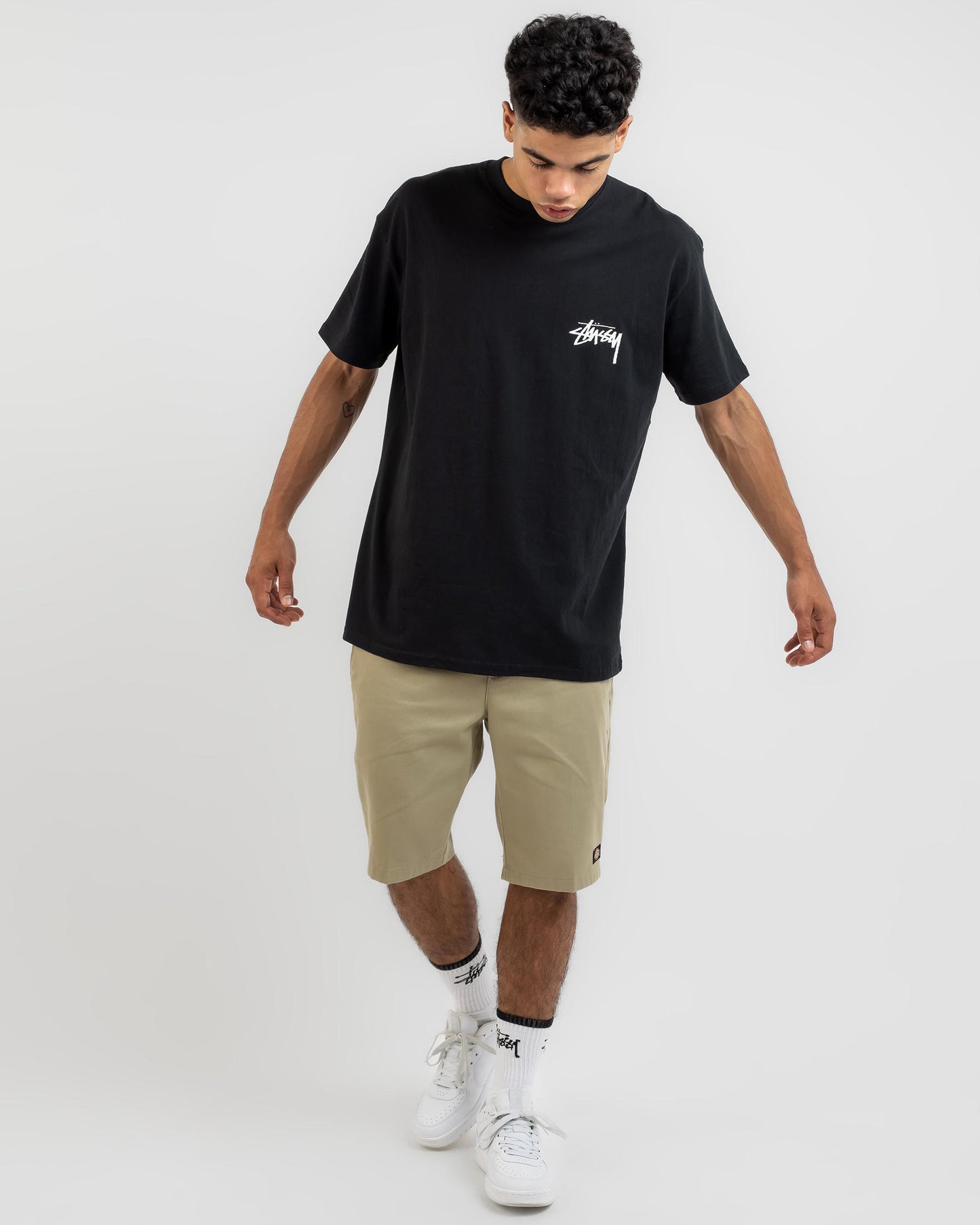 Polera STÜSSY Fuzzy black