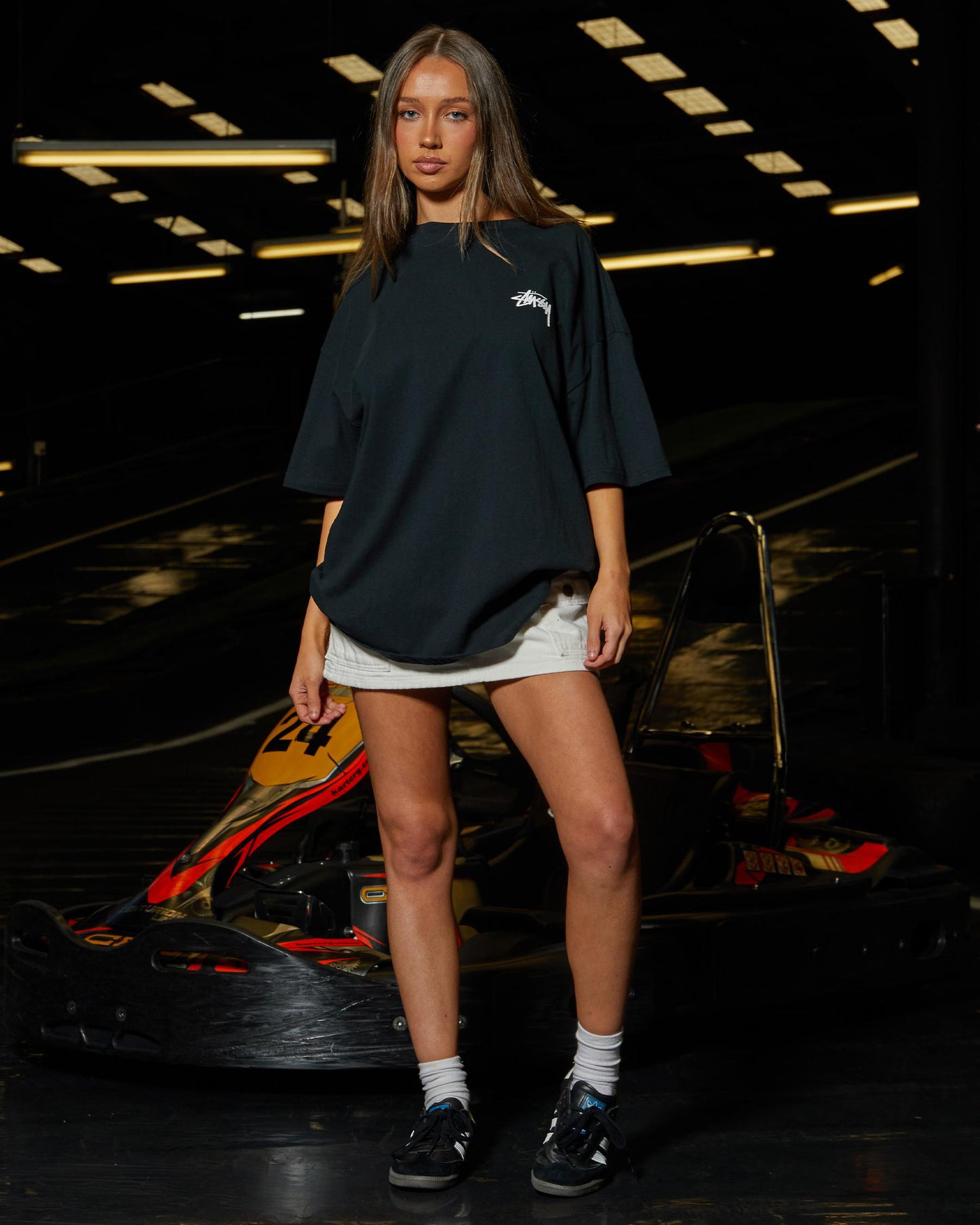 Polera STÜSSY Fuzzy black