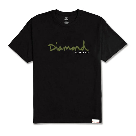 POLERA DIAMOND SCRIPT BLACK