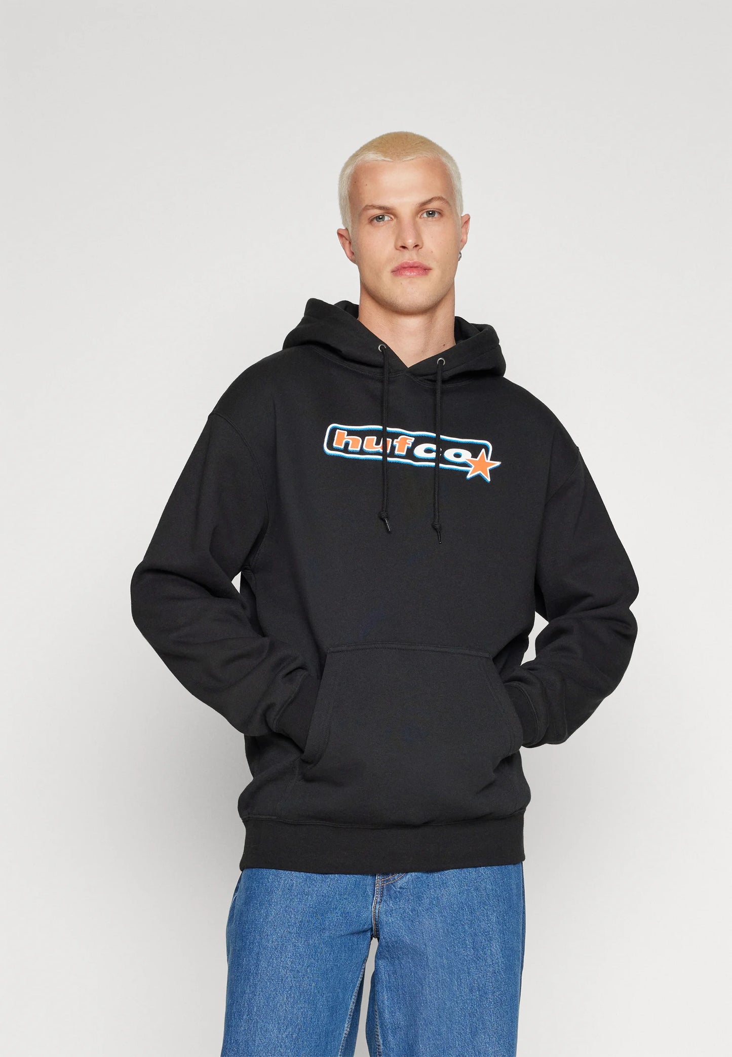 POLERON HUF FRESHIES PULLOVER BLACK