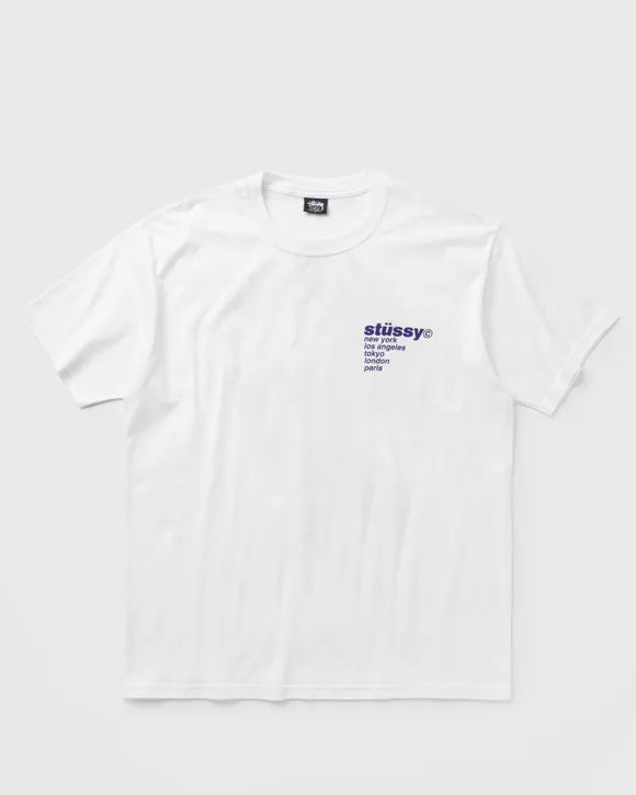 Polera STÜSSY Strawberry white